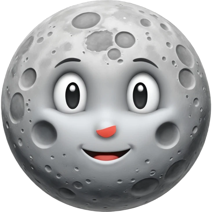 realistic moon  emoji