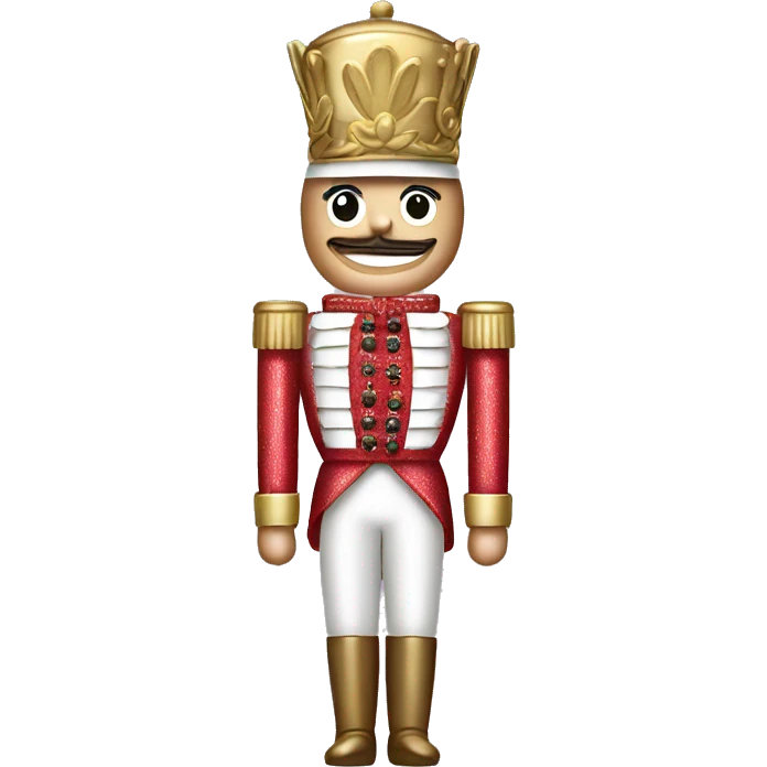Glittery Nutcracker emoji
