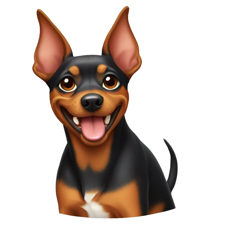 happy pinscher emoji