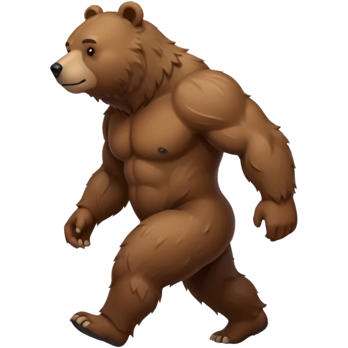 bear walking emoji