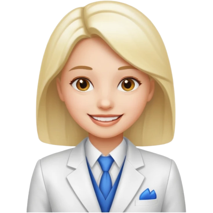 white suit girl emoji