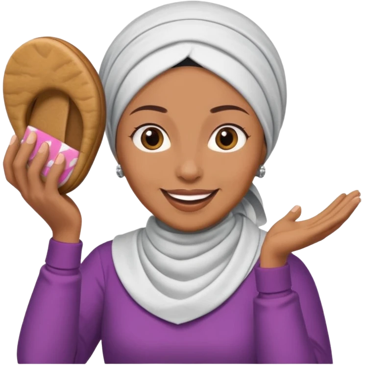 Terlik atan anne emoji