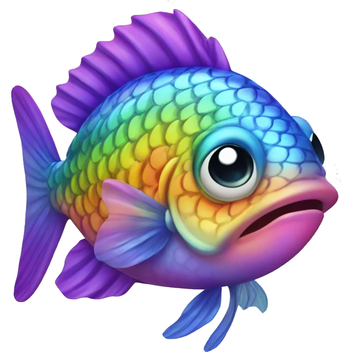 rainbow fish from hawaii emoji