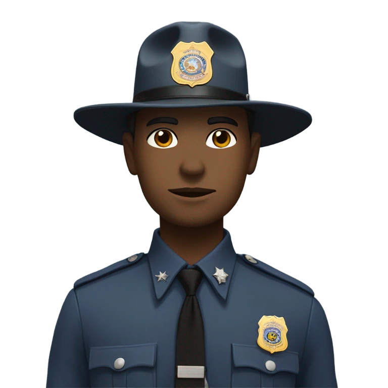 State trooper emoji