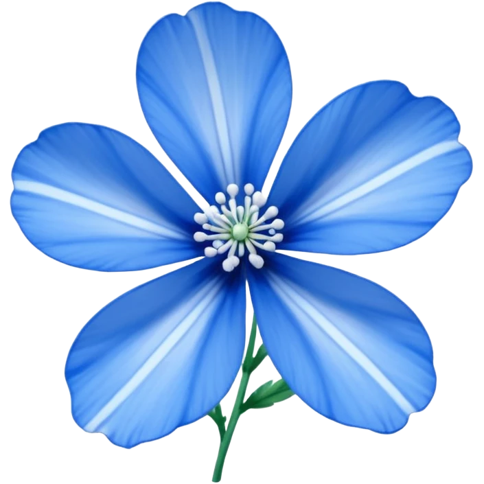 nemophila blue flower emoji emoji