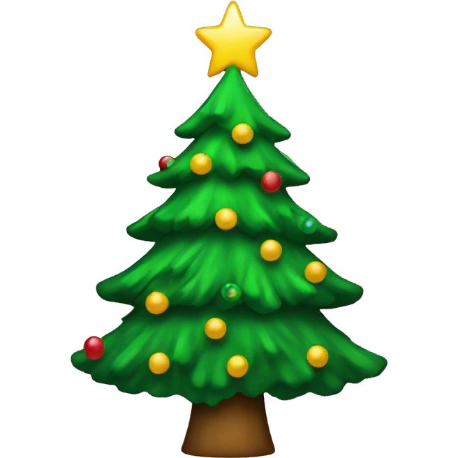 Christmas tree emoji