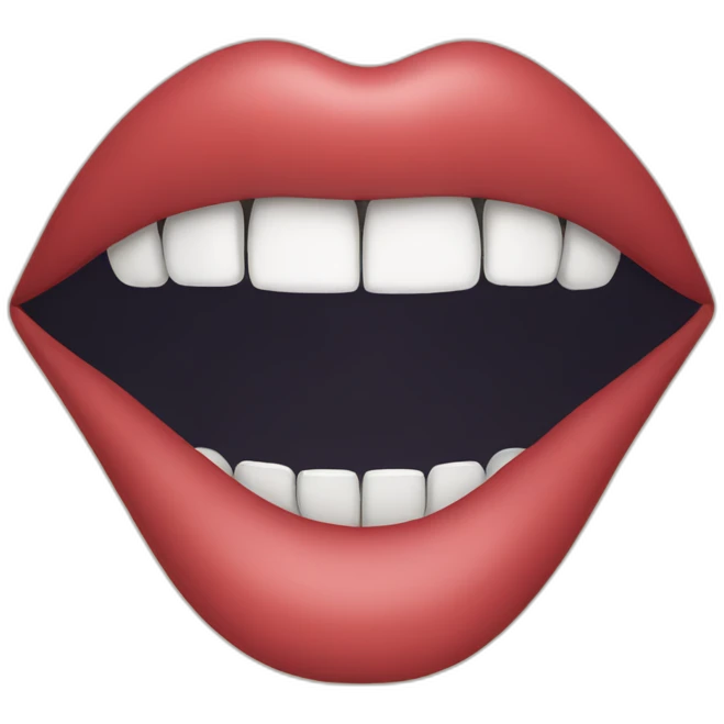 Mouth emoji