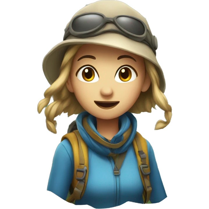 Adventurer girl emoji
