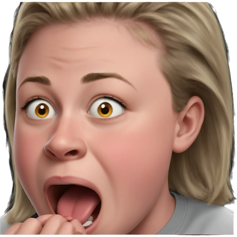 curious boy with open mouth emoji