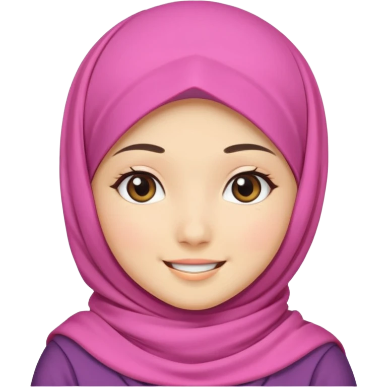 Muslim girl kawaii emoji