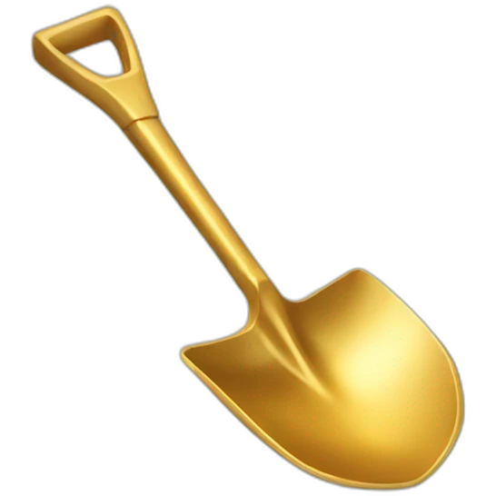 golden shovel emoji