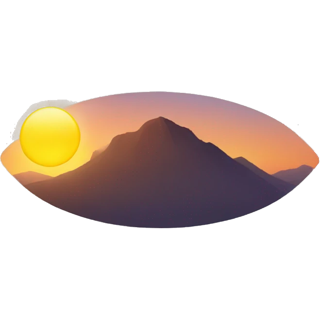 Sun rise emoji