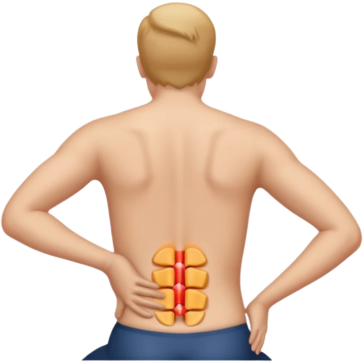 آلام أسفل الظهر emoji