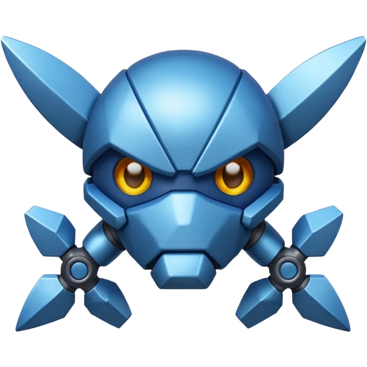 Haz un emoji del Pokémon metagross, hazlo parecido a la imagen emoji