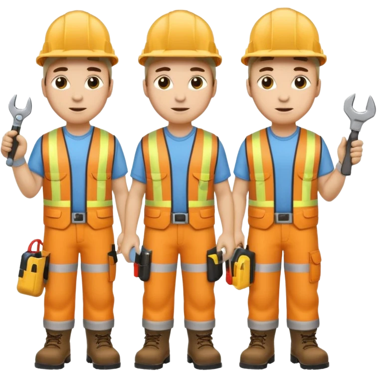Engineers working full body emoji