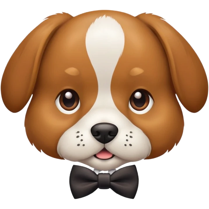  Perro con moño  emoji