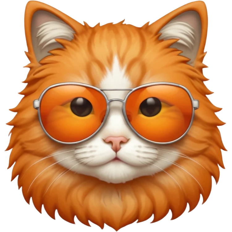 Cat wearing sunglasses emoji