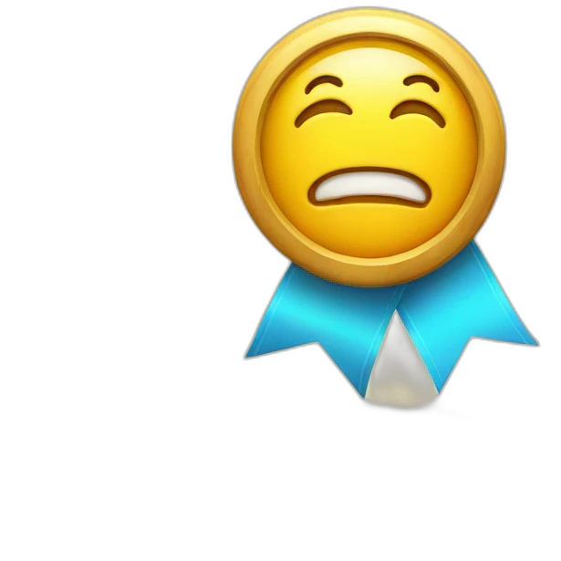 achievement sign for new level emoji
