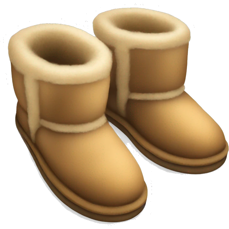 Ugg slippers, a pair emoji