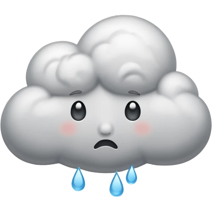 a sad cloud emoji emoji