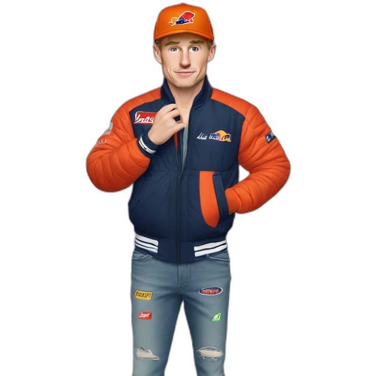 Verstappen avec des air max 96 emoji