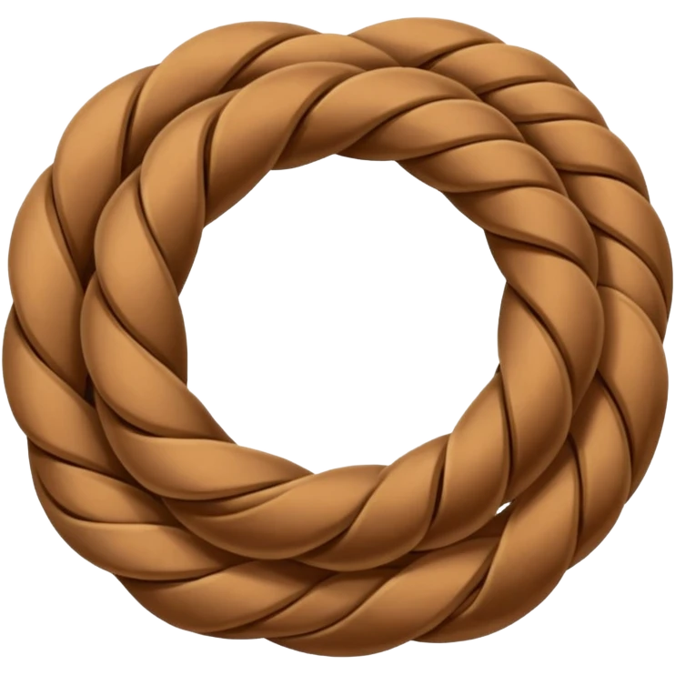 three interlaced cords emoji