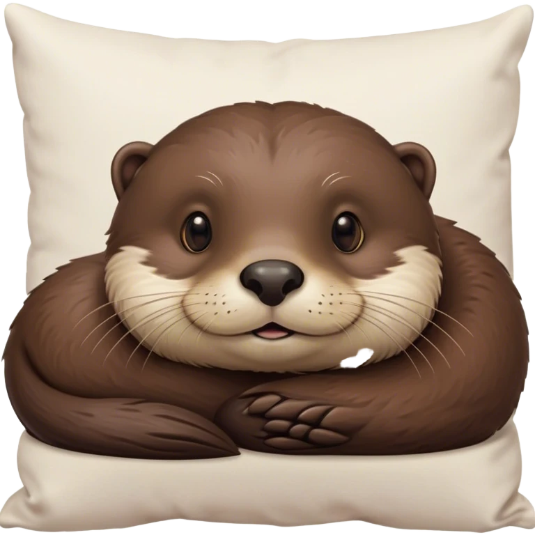Otter and pillow  emoji