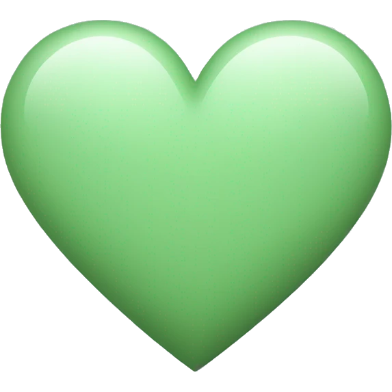 Sage green heart emoji emoji