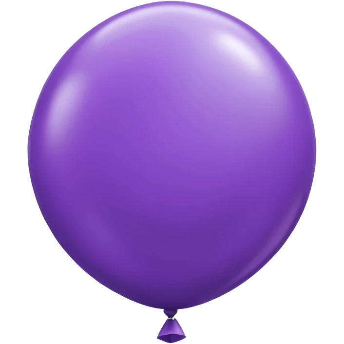 Purple balloon emoji
