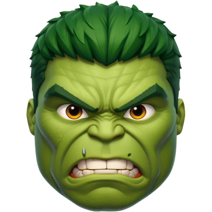 A Hulk emoji