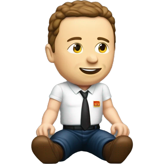un caganer tipico de catalunya donde salga elon musk emoji
