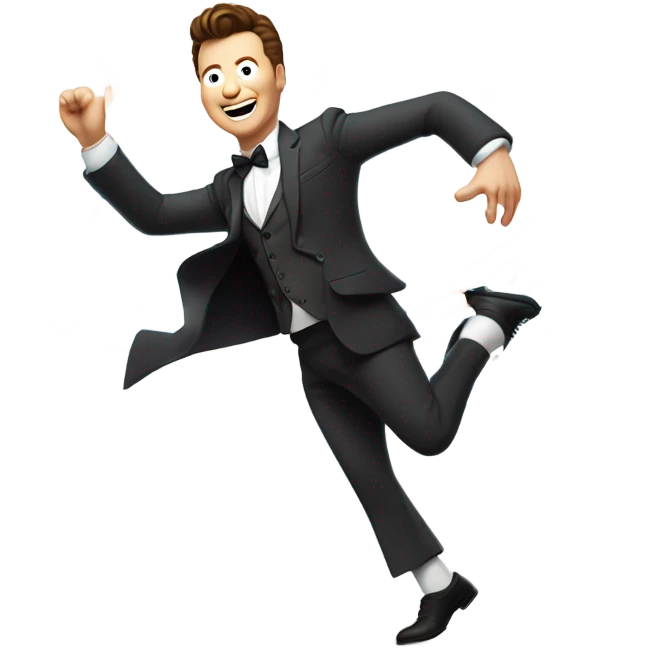 rickroll with music playin emoji