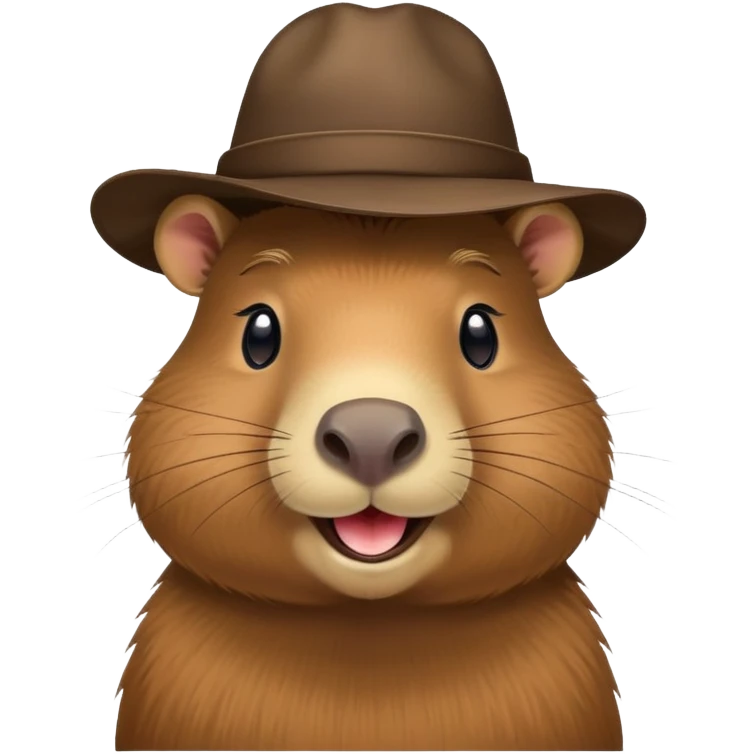 Capibara mit Hut emoji