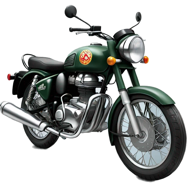 ROYAL ENFIELD Bike  emoji