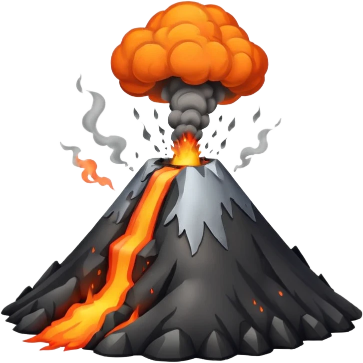 volcano emoji