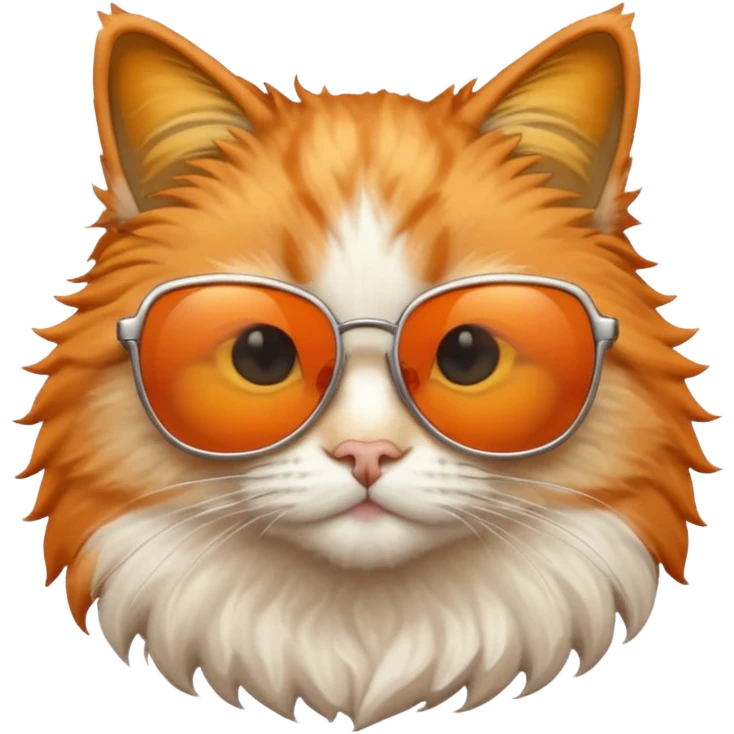 Cat wearing sunglasses emoji