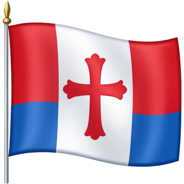 Drapeau de la vendée emoji