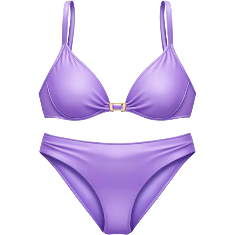Pastel purple bikini swimsuit  emoji