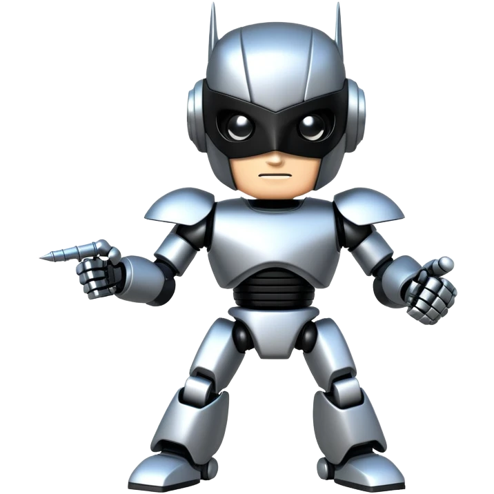 robot hero Zorro emoji