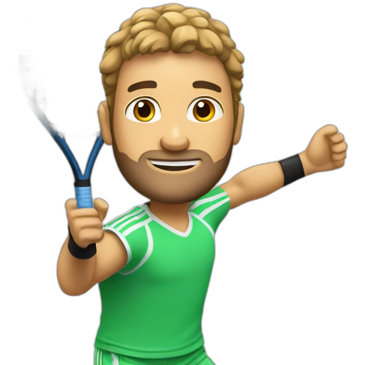 padel tennis player emoji