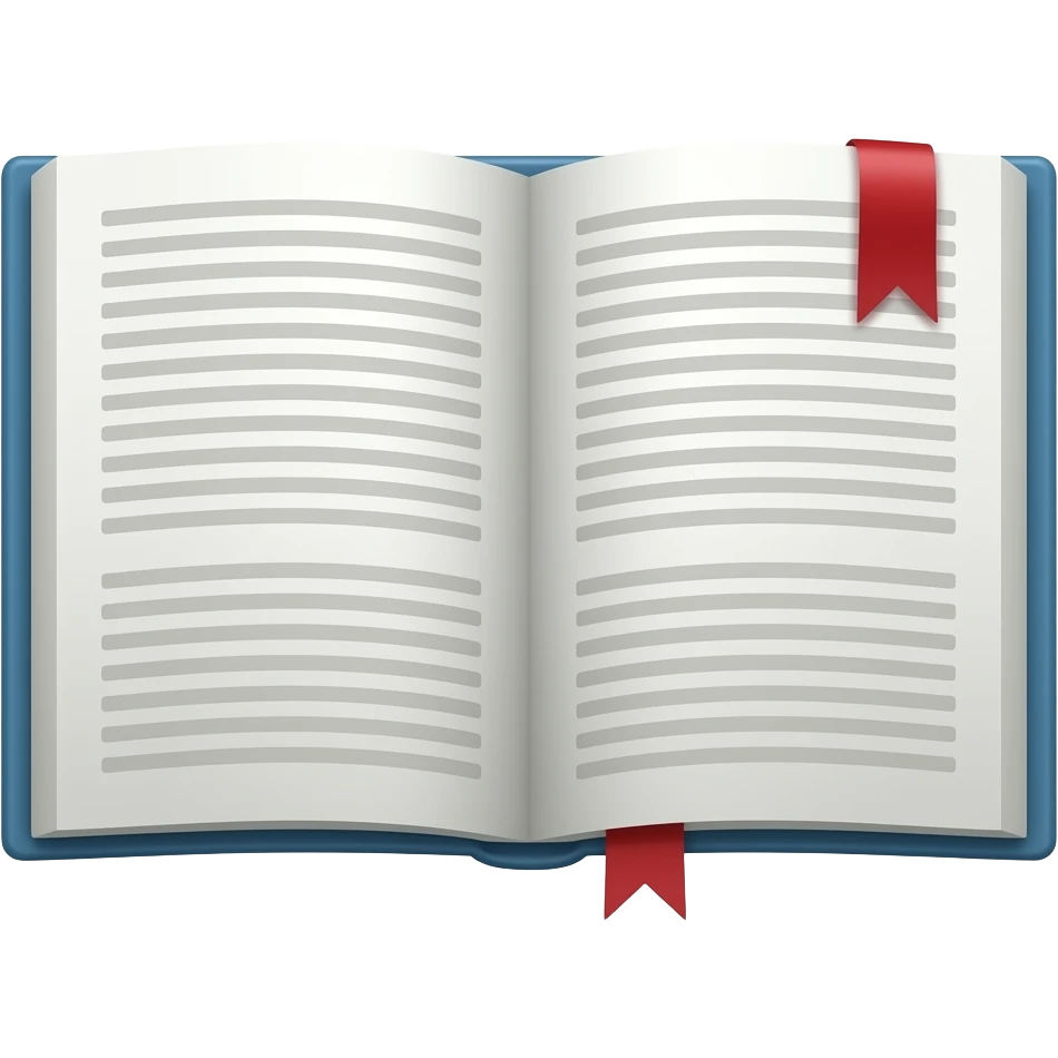 book with bookmarks and tabs emoji