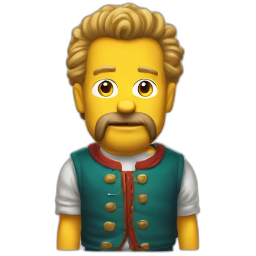 Bart qui boi de la bière  emoji