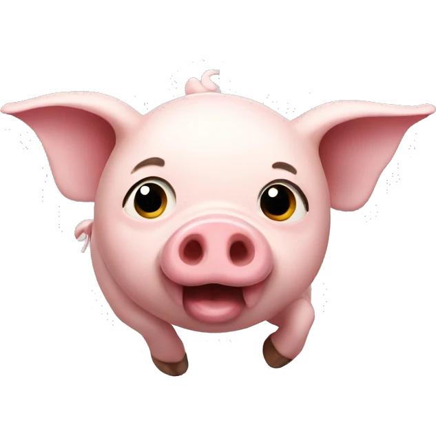 Flying pig emoji
