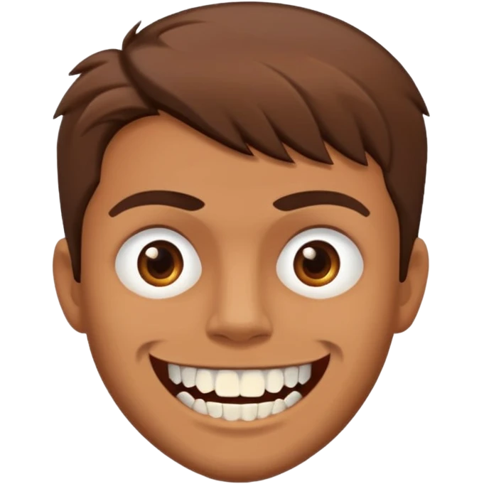 🙎🏻‍♂️com o dente serrado emoji