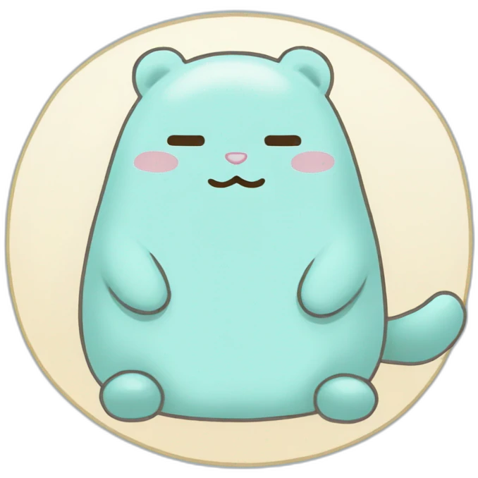 sumikkogurashi-tokage-skyblue emoji