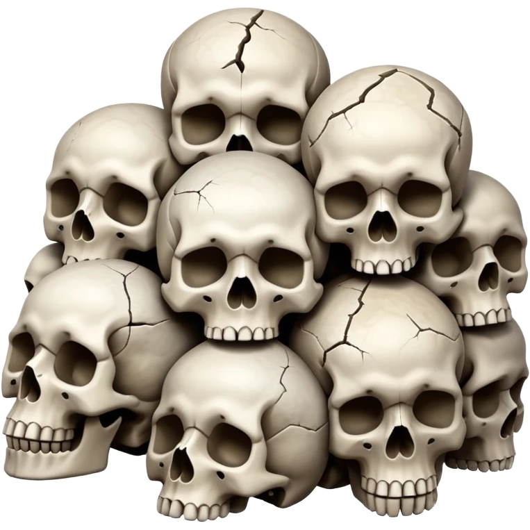 pile of sculls emoji