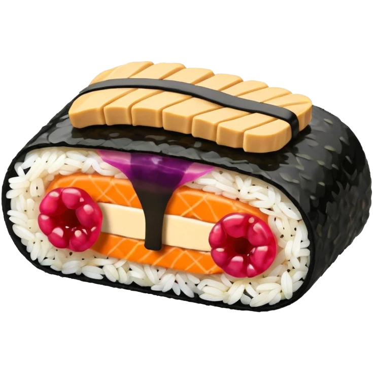 Peanut butter jelly sushi emoji