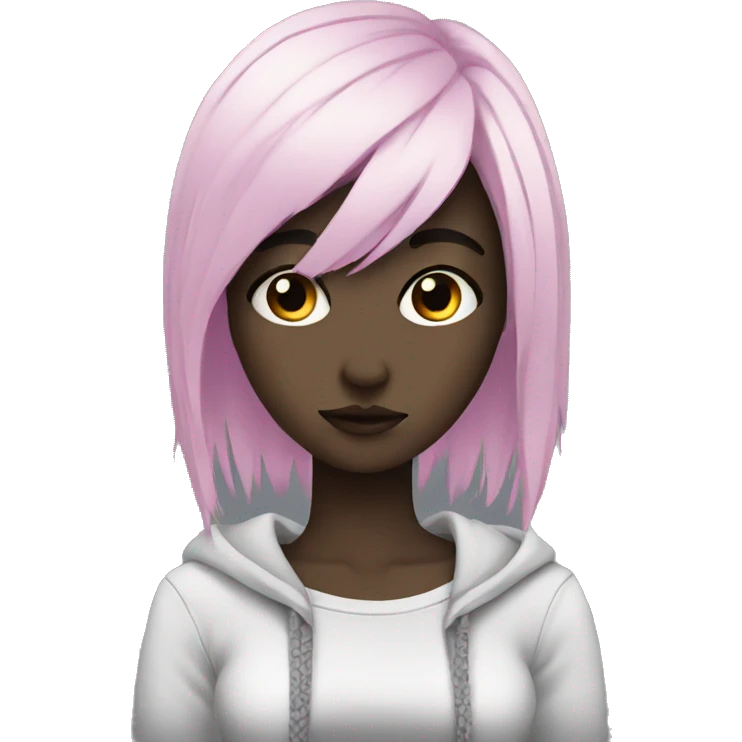 Cute Edgy Emo Lady emoji