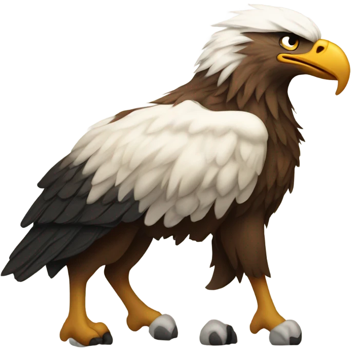 Eagles on top of a goat emoji