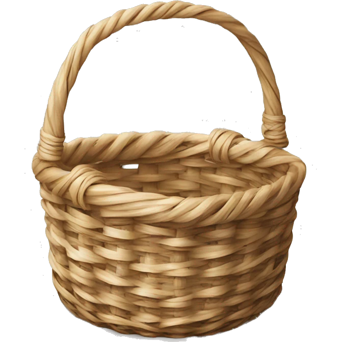 cottage core style basket emoji